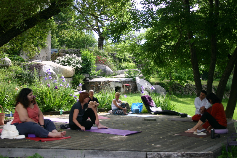 Stage de yoga en images